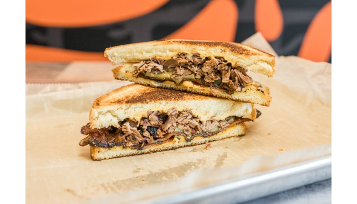 Chopped Beef Brisket Stuffed Grilled.