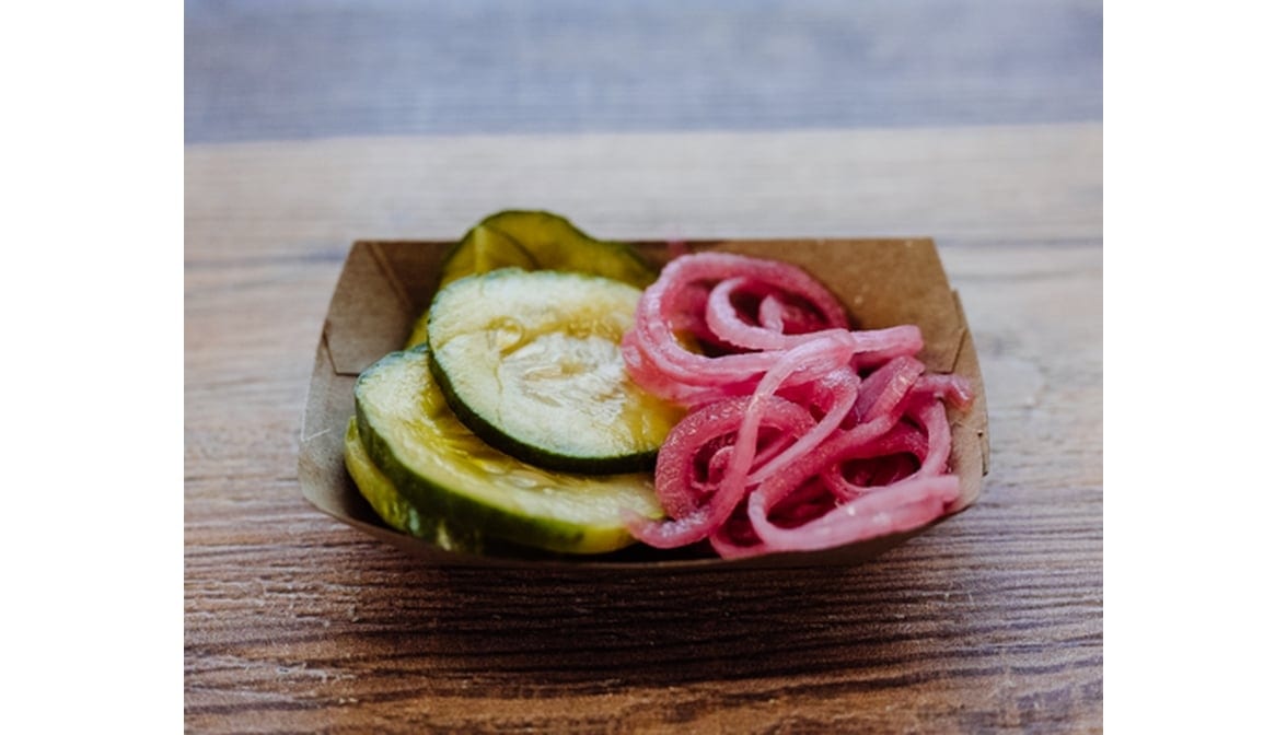 Pickles & Red Onions.
